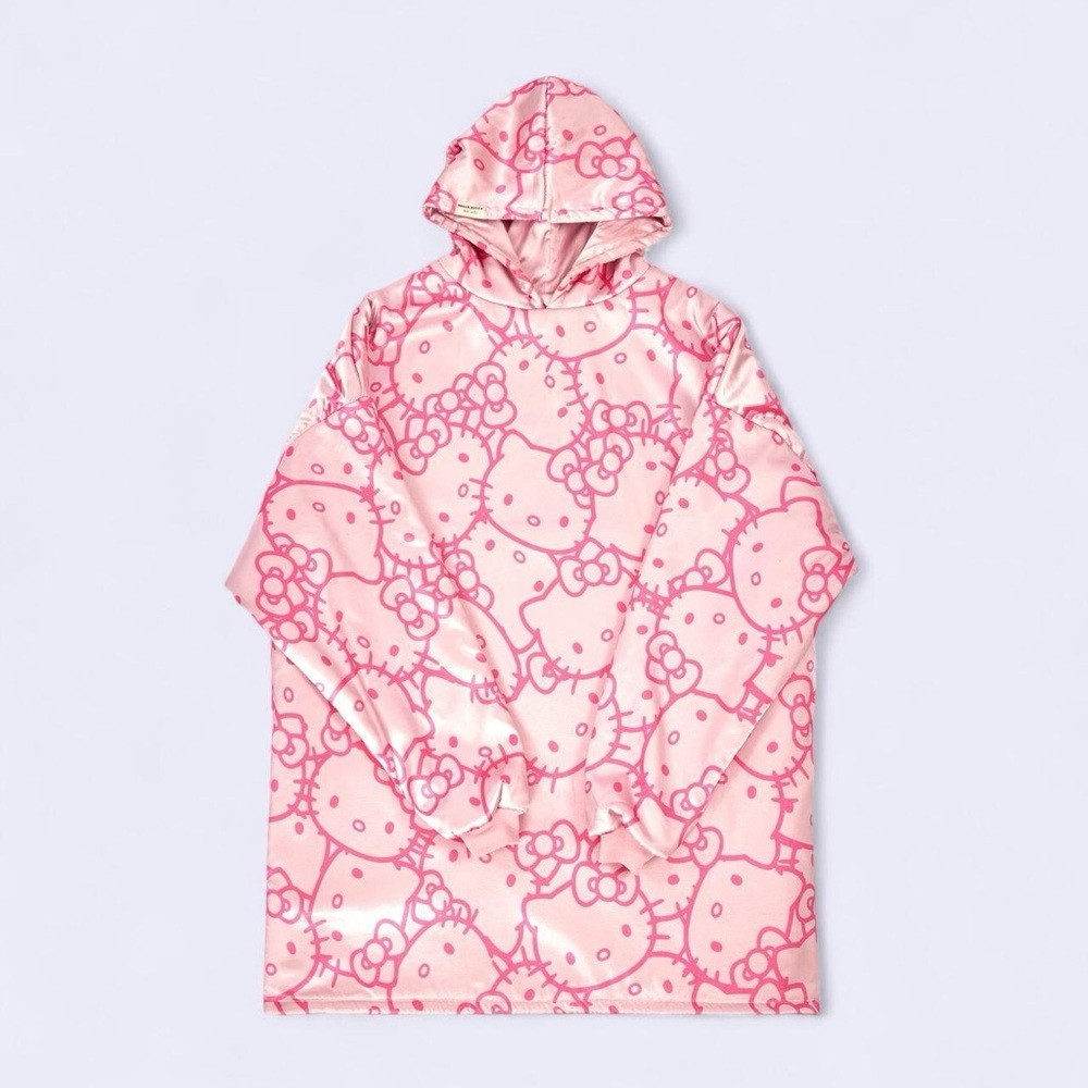 Hello Kitty Pink Hoodie Glazey Kitsch